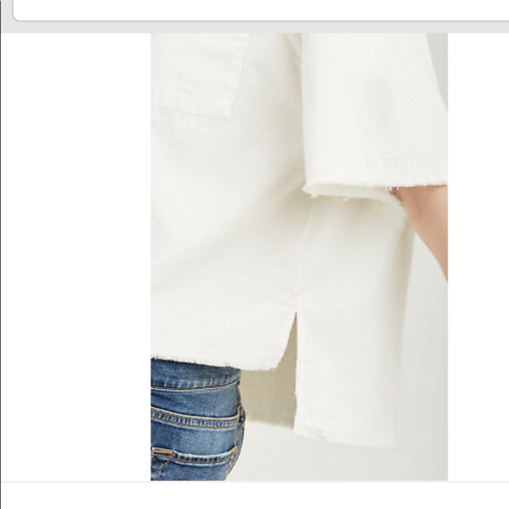 Cropped Boxy Button Down - image 5